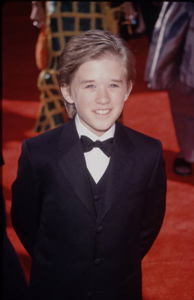 Haley Joel Osment en los Oscar del año 2000 en los que fue candidato a la estatuilla como mejor actor de reparto